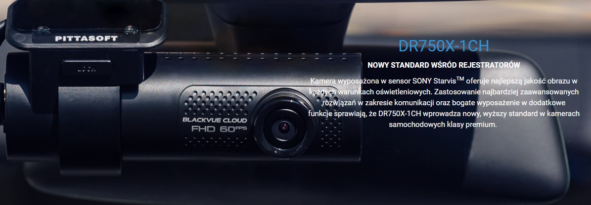 Funkcja Rejestrator BlackVue DR750X-1CH
