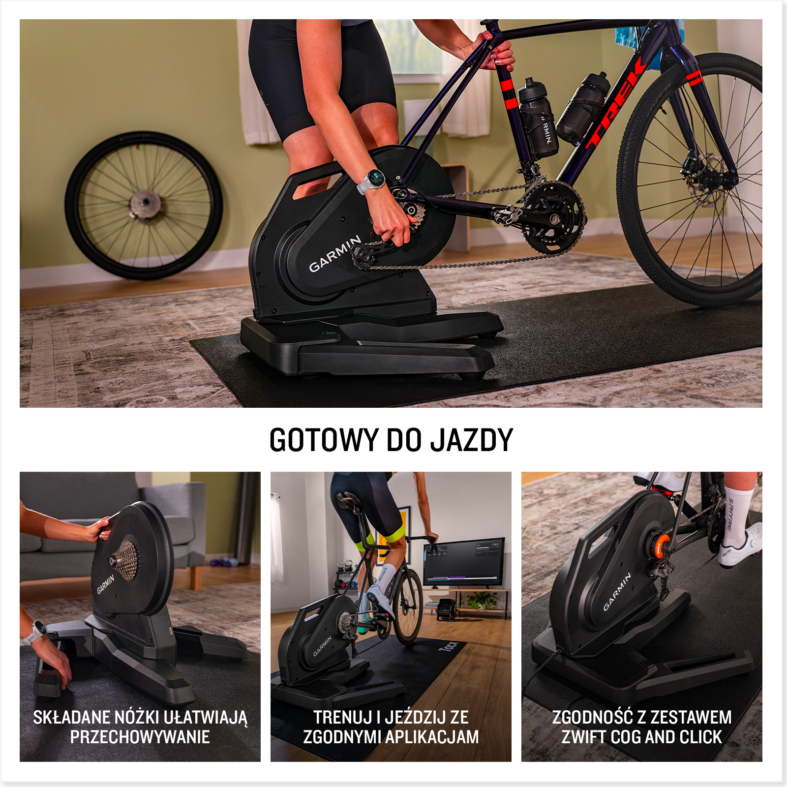 Tacx Nera trenażer rowerowy [010-02418-61] funkcjonalność