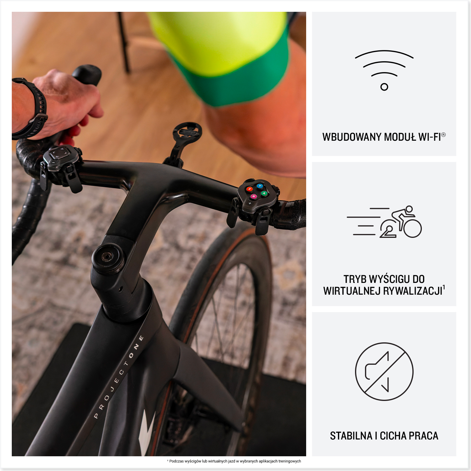Tacx Nera trenażer rowerowy [010-02418-61] funkcjonalność