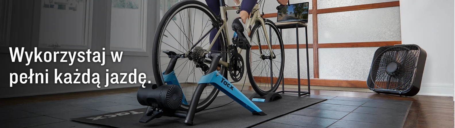 Trenażer rowerowy Tacx Boost - zestaw z czujnikiem [010-02419-02] cecha