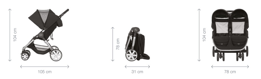 Funkcja Britax B-Agile Double