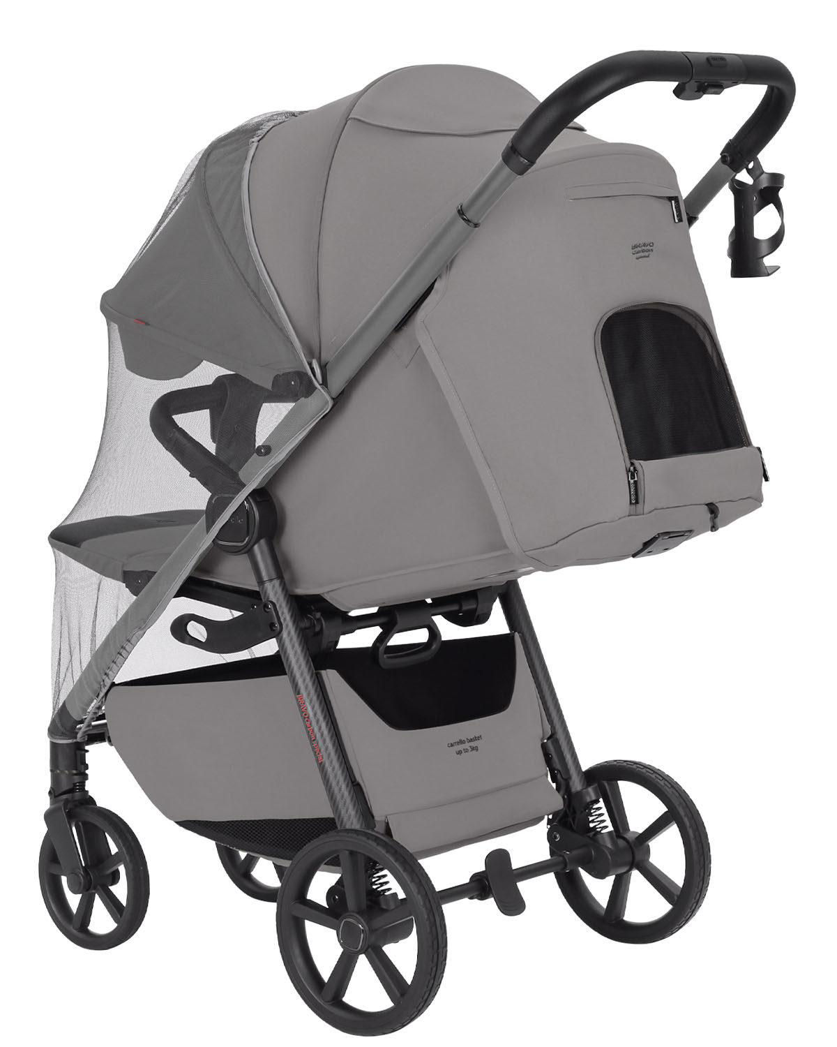 Carrello Bravo Carbon CRL-5530 - przewagi