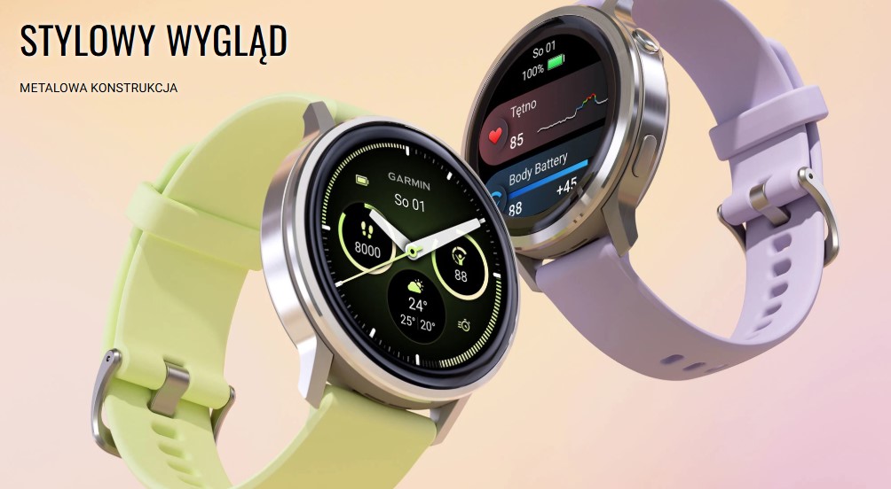 GARMIN - nana Garmin Forerunner 255s Różowy [010-02641-13] | TRIGAR.pl