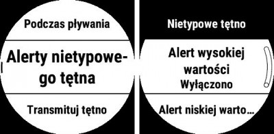 Alert nietypowego tętna w zegarku Garmin Fenix 6X Pro solar