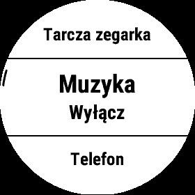 Funkcja Muzyka w zegarku Garmin Fenix 6