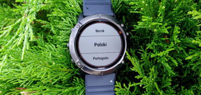 Wgrywanie języka polskiego do zegarka Garmin