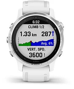 Cechy Garmin Fenix 6S Srebrny