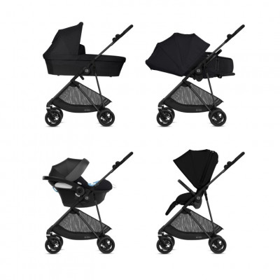 Cybex Melio Carbon Deep Black - zalety