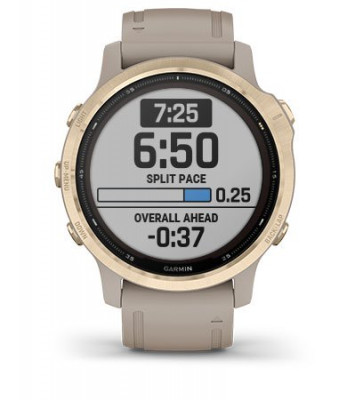 Garmin Fenix 6S Solar Srebrny z czarnym paskiem [010-02409-00] - przewagi