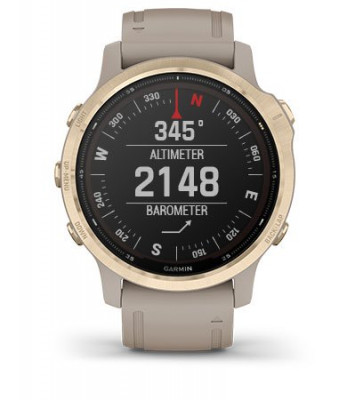 Zaleta Garmin Fenix 6S Solar Srebrny z czarnym paskiem [010-02409-00]