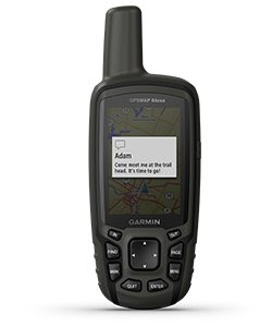 SMS i poczta mailowa na urządzeniu Garmin GPSMAP 64x