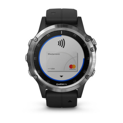 Garmin Fenix 5 Plus Srebrny [010-01988-11]