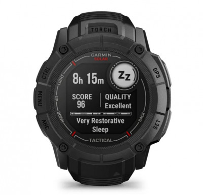 Garmin Instinct 2X Solar Tactical Edition Czarny [010-02805-03]