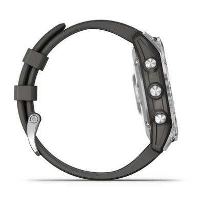 Garmin Fenix 7 srebrny z grafitowym paskiem [010-02540-01] 