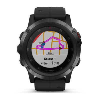 Garmin Fenix 5X Plus Sapphire Czarny [010-01989-01]