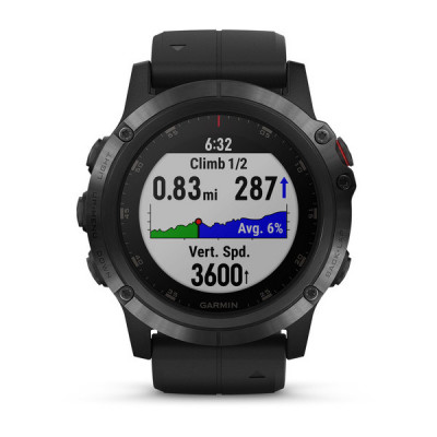 Garmin Fenix 5X Plus Sapphire Czarny [010-01989-01]