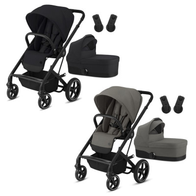 Cybex Balios S Lux + Gondola Cybex Cot S + Cybex Aton B I-size + Adaptery