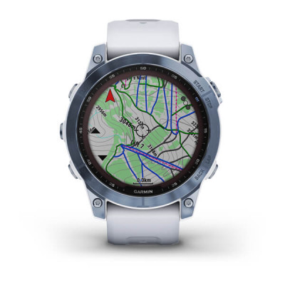 Garmin Fenix 7 Sapphire Solar Jasnoniebieski Tytan [010-02540-25]