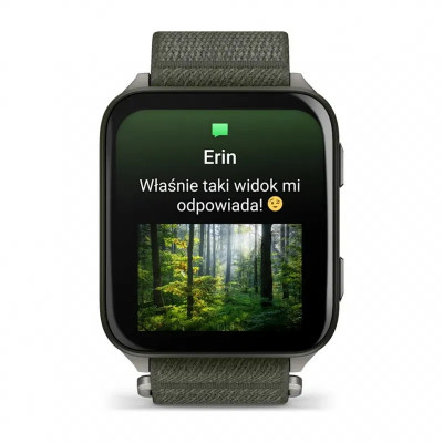 Garmin Venu X1 Moss tytanowy z paskiem ComfortFit Moss 010-02980-03