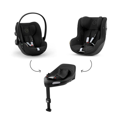 3w1 Cybex Cloud G i-Size + Cybex Sirona G i-Size + Cybex Baza G  0-18 kg