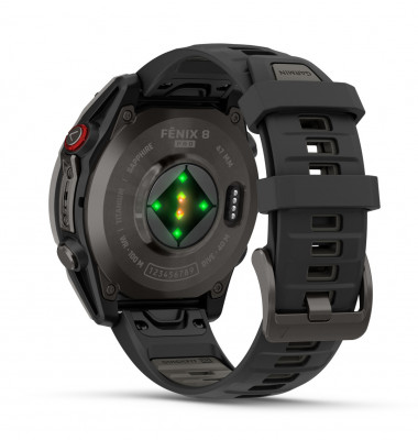 Garmin Fenix 8 Pro AMOLED 47 mm Sapphire Black/Pebble Grey [010-03198-01]