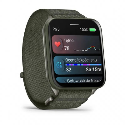 Garmin Venu X1 Moss tytanowy z paskiem ComfortFit Moss 010-02980-03