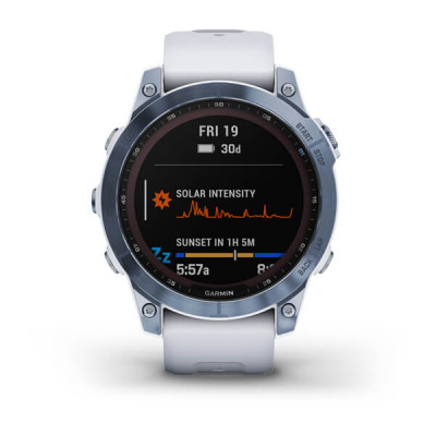 Garmin Fenix 7 Sapphire Solar Jasnoniebieski Tytan [010-02540-25]