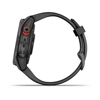 Garmin Fenix 7s Solar Niebieskoszary z czarnym paskiem [010-02539-13]