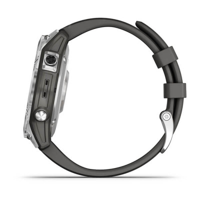 Garmin Fenix 7s srebrny z grafitowym paskiem [010-02539-01]