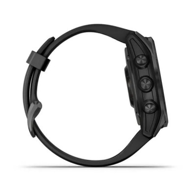 Garmin Fenix 7s Solar Niebieskoszary z czarnym paskiem [010-02539-13]