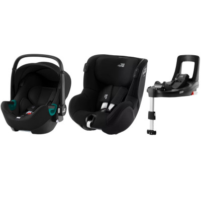 Zestaw 3w1 Britax Romer Baby-Safe iSENSE 0-13 kg + Dualfix iSENSE 0-18 kg + Baza Flex base iSENSE