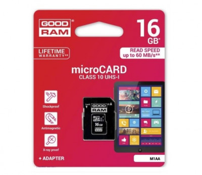Karta MicroSD 16GB Class 10