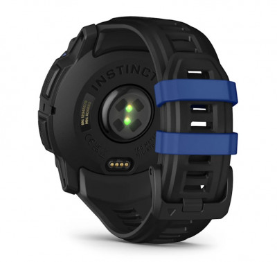 Garmin Instinct 3 Amoled 50mm Black/Bolt Blue [010-03020-03]