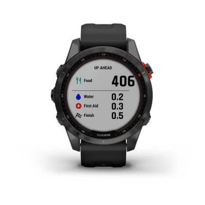 Garmin Fenix 7s Solar Niebieskoszary z czarnym paskiem [010-02539-13]