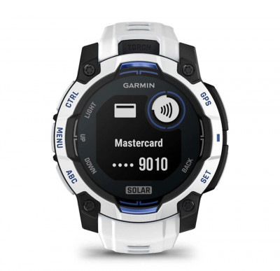 Garmin Instinct 3 Solar 45 mm Whitestone / Bolt Blue [010-02934-03]