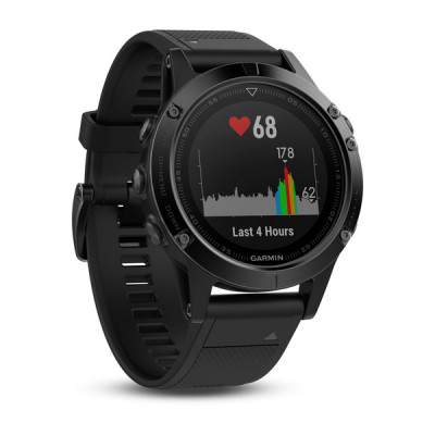 Garmin Fenix 5 Sapphire Czarny z czarnym paskiem [010-01688-11] + GRATIS