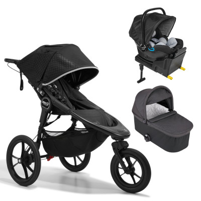 Baby Jogger Summit X3 + Baby Jogger Gondola Deluxe Jet  + Baby Jogger City GO