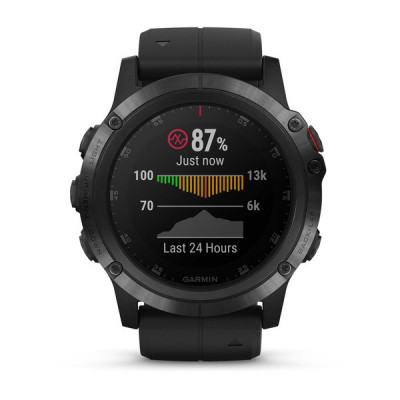 Garmin Fenix 5X Plus Sapphire Czarny [010-01989-01]