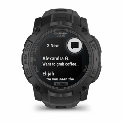 Garmin Instinct 3 Solar Tactical Edition 50mm Czarny [010-02935-50]