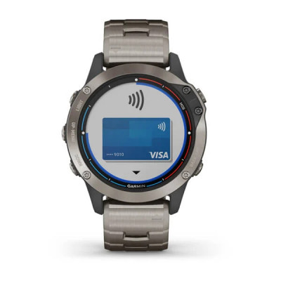 Garmin Quatix 6 Sapphire Titanium [010-02158-95]