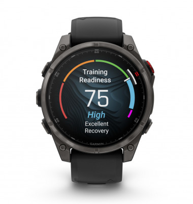 Garmin Fenix 8 Pro AMOLED 47 mm Sapphire Black/Pebble Grey [010-03198-01]