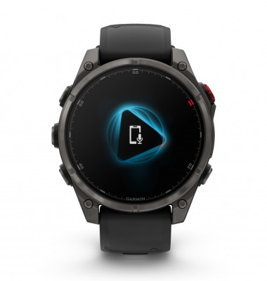 Garmin Fenix 8 Pro AMOLED 47 mm Sapphire Black/Pebble Grey [010-03198-01]