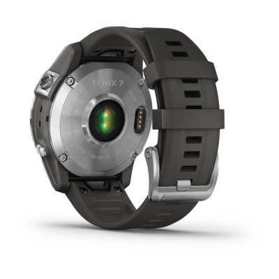 Garmin Fenix 7 srebrny z grafitowym paskiem [010-02540-01] 