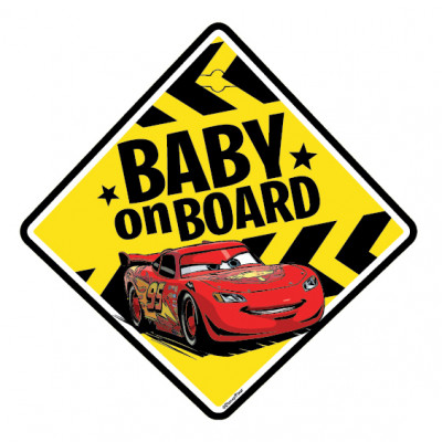 Tabliczka z przyssawką Disney Cars (gr)