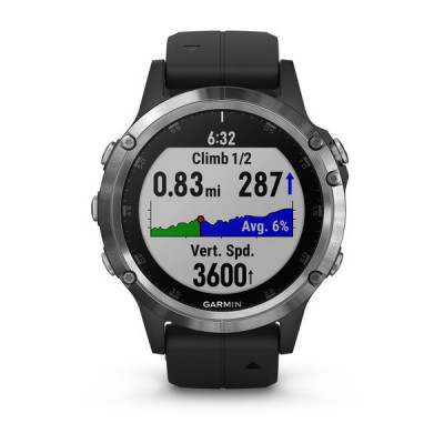 Garmin Fenix 5 Plus Srebrny [010-01988-11]