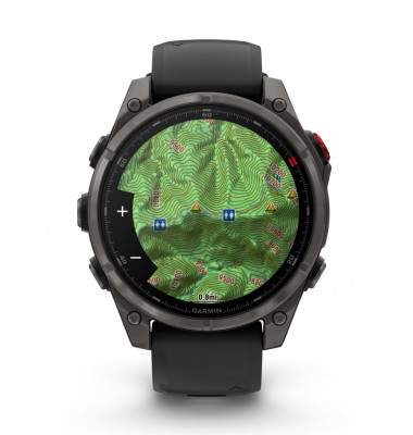 Garmin Fenix 8 Pro AMOLED 47 mm Sapphire Black/Pebble Grey [010-03198-01]