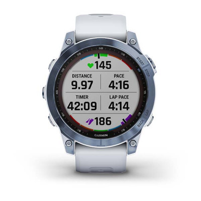 Garmin Fenix 7 Sapphire Solar Jasnoniebieski Tytan [010-02540-25]