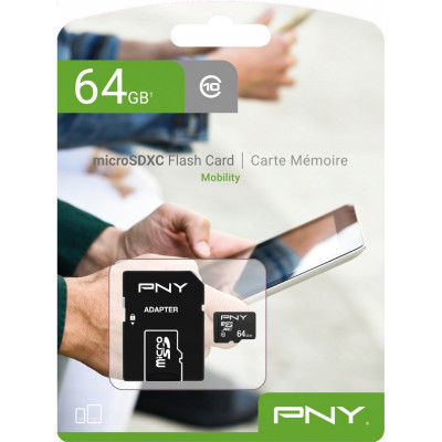 Karta PNY MicroSD 64GB 10 Class