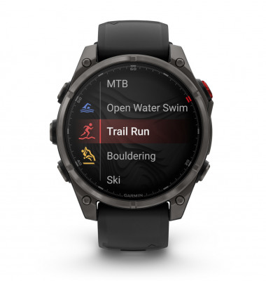 Garmin Fenix 8 Pro AMOLED 47 mm Sapphire Black/Pebble Grey [010-03198-01]