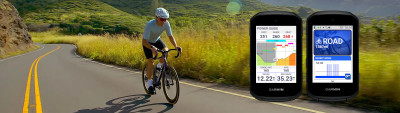 Licznik rowerowy Garmin Edge 550- dwa ekrany
